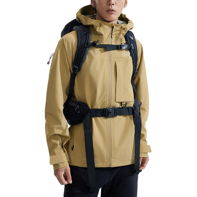 THE NORTH FACE Stormpeak Waterproof, Windproof, And Breathable Windbreaker Jacket Men's Stone Tan NF0A89ZJ-LK5