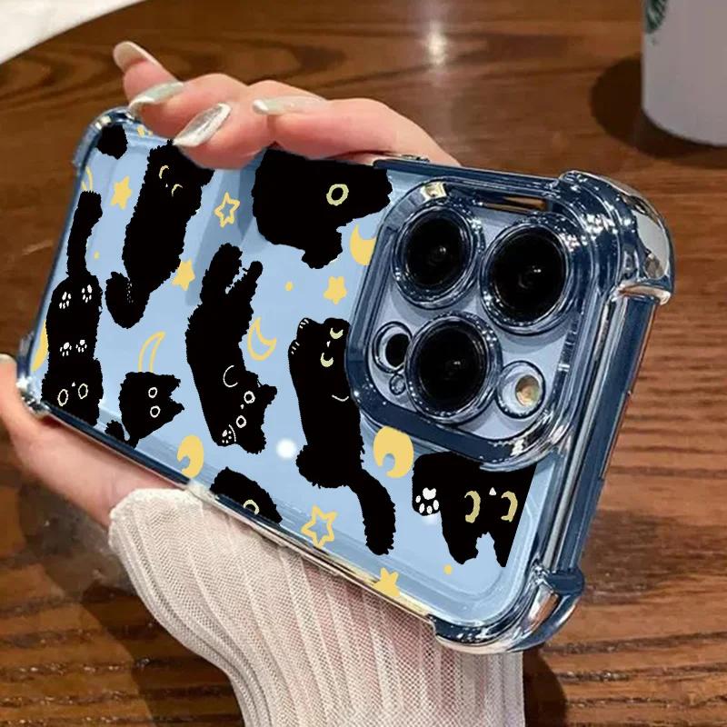 Case Cover For Motorola Edge 70 60 50 Fusion 5G G77 G06 G60 G24 Edge 50 Cute Cat Claw Cartoon Casing Silicone