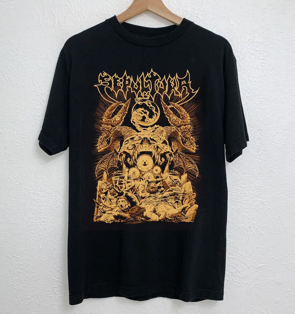 Редкая черная футболка Sepultura Arise с коротким рукавом, все размеры, унисекс