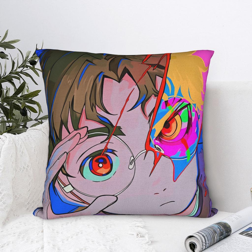Dandadan Okarun X Momo Pillow Case Comfy Pillow Cover For Living Room Sofa Funny Pillowcases