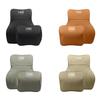 Jaguar Car Memory Foam Headrest & Lumbar Support Genuine Leather Neck Pillow with Customizable Logo