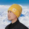 Мужские шапки для защиты ушей осень и зима вязаная шапка флис теплая шапка для мужчин среднего возраста флис утолщенная шерстяная шапка легкий роскошный стиль