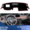 Накладка на приборную панель Автомобильный коврик Защита от УФ-лучей Коврик от солнца Dashmat Ковер на приборную панель для Mazda CX-9 CX9 CX 9 Второе поколение TC 2016-2022
