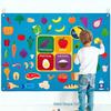 Interstellar Felt Learning Board: Children's Interactive Dress-Up Puzzle for Cognitive Development