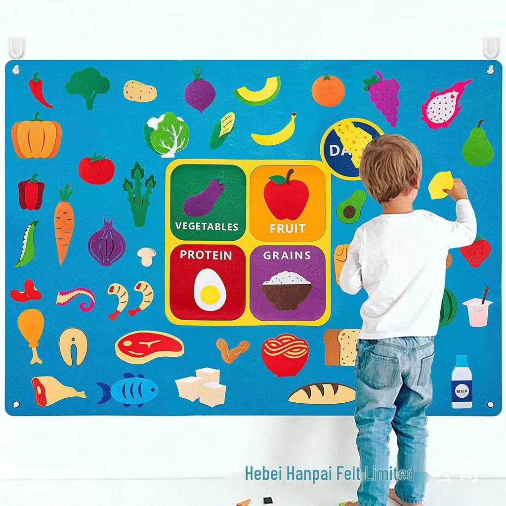 Interstellar Felt Learning Board: Children's Interactive Dress-Up Puzzle for Cognitive Development