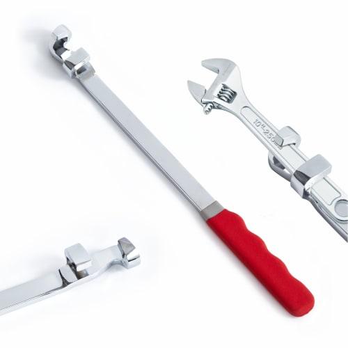 ZIOKOU Wrench Extender Tool Bar, Torque Adapter Wrench Extension, Extra Long 15-Inch Wrench Extension for Maximum Leverage, Ideal for Mechanics, DIY,