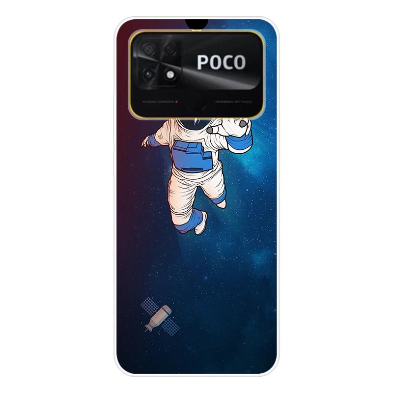 Для Xiaomi Poco C40 C 40 Чехол Мягкая силиконовая задняя крышка Мультяшный чехол для телефона Разнообразие