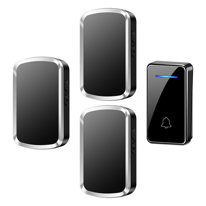 Wireless Self-Powered Smart Doorbell with Call Button - No Battery Needed