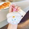 Dog Plush Sandwich Keychain Cartoon Animal Doll Backpack Pendant Festival Gift