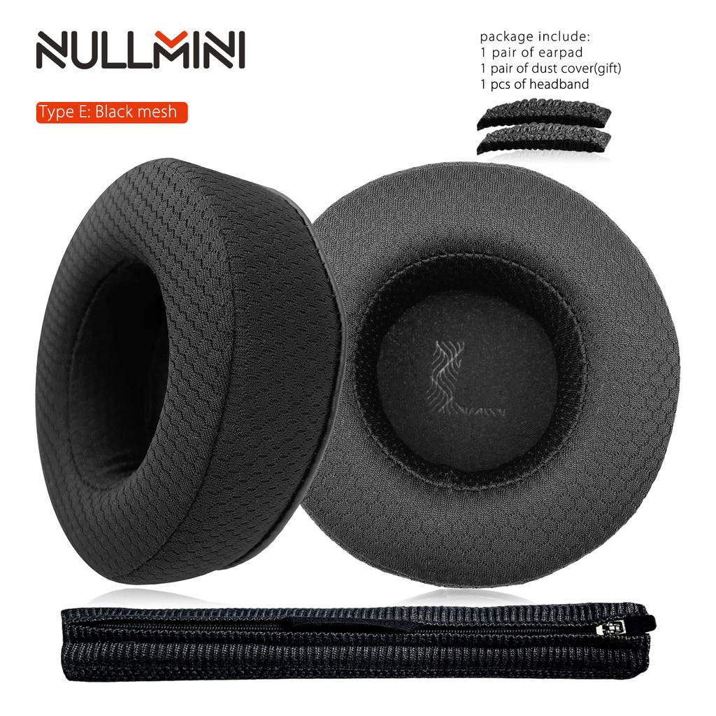 NullMini Replacement Earpads for ATH-ES10 ESW10 Headphones Ear Cushion Cooling Gel Headband