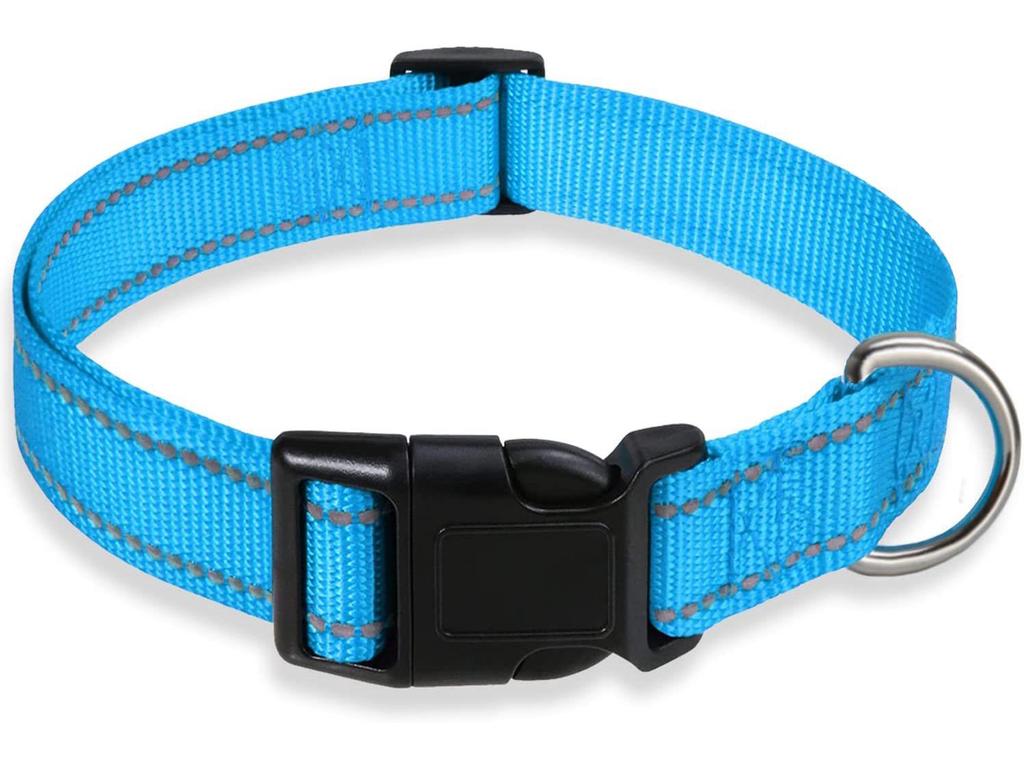 «Регулируемый светоотражающий нейлоновый ошейник и поводок для маленьких/средних собак»