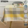 Водонепроницаемый журнальный столик с мягкой подкладкой, ресторанная скатерть, журнальный столик, полосатая скатерть, ткань