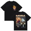 Rapper MORA Tour 2025 Merch T Shirt Men's Women Vintage High Quality Fashion T-shirts Hip Hop High Quality Short Sleeves Casual