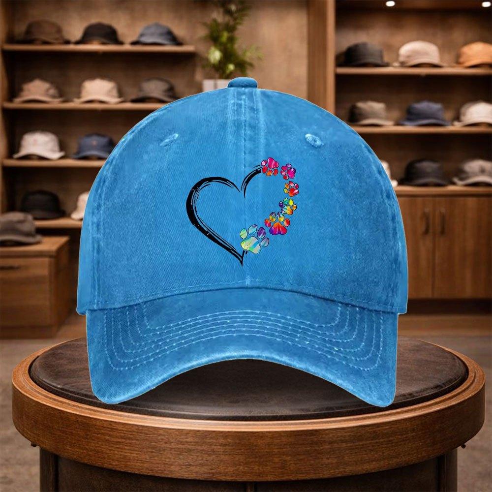 Бейсболка с принтом лапы животного, повседневная кепка-snapback, модная регулируемая кепка для улицы для всех сезонов, идеально подходит для путешествий и Б