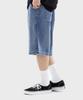DICKIES Washed Denim Bermuda Pants Light Blue