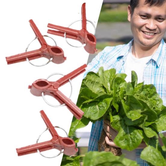 50 шт./компл. зажимы для прививки многоразовые гибкие зажимы для прививки из АБС-пластика садовые растения поддержка баклажанов