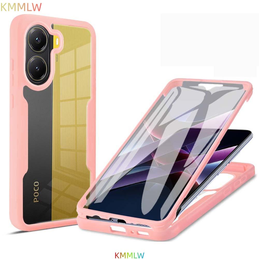 360 Двусторонний Чехол для Телефона с Полной Защитой для Mi POCO X8 Pro Max X7 X6 X5 X3 Pro NFC Тонкий Прозрачный Задний Чехол