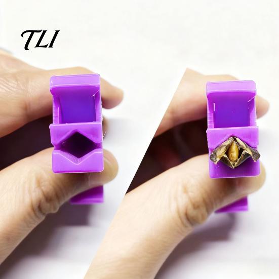 Eco Friendly PLA Seeds Tool Sunflower Peelers Tool, 3D Printed Nut Cracker, No Odor Sheller Easy Shelling Ergonomic Melon Opener for Home Manual
