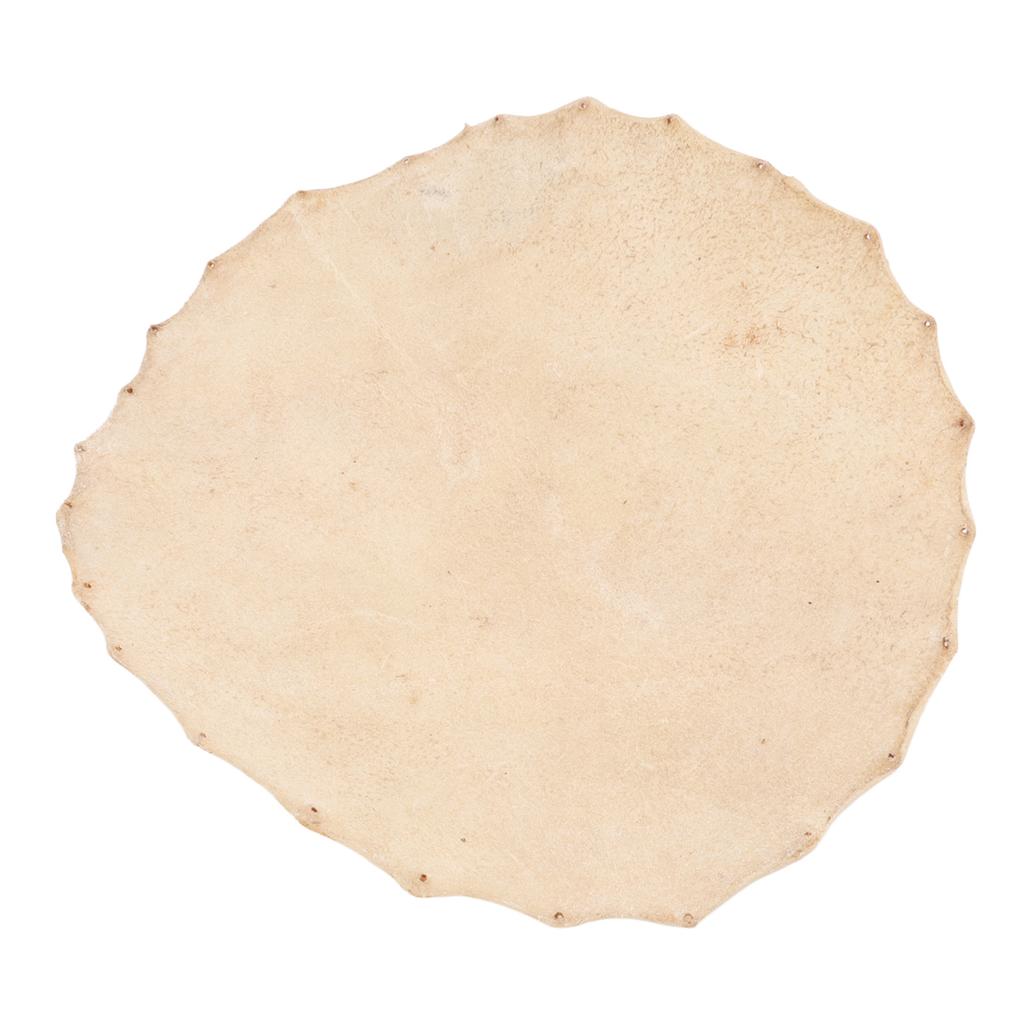 Goatskin Drum Head for Bongo Shaman Drums Djembe Replacement Parts Accessories 36cm Diameter
