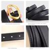 Luxury Design Pin Buckle Waistband Metal Buckle Waist Strap Fashion Leather Belt  Gifts