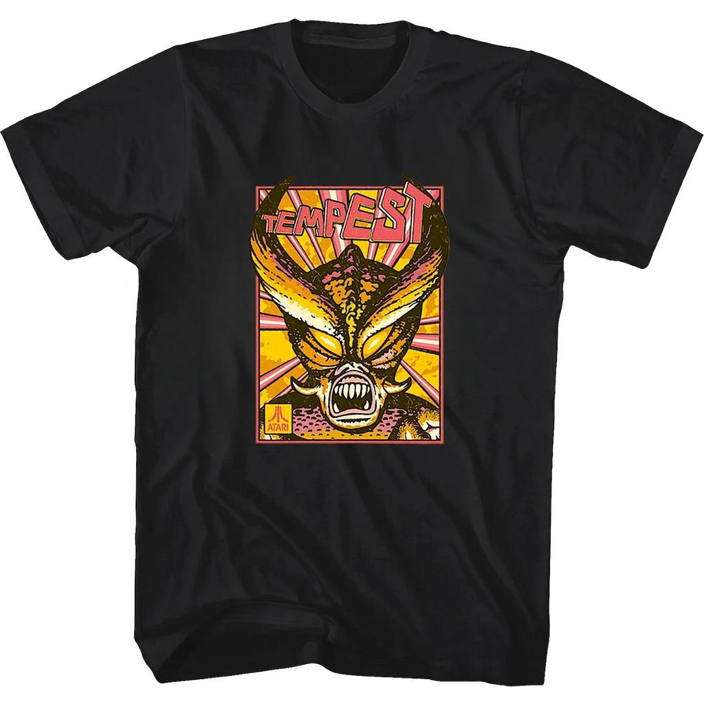 2025 Классическая футболка Console Atari American Cotton Мужская и женская свободная футболка с круглым вырезом Летние топы Одежда