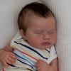 19 Inch 3D Painted Lifelike Reborn Baby Dolls Full Silicone Body Baby Toy Doll Sweety Asleep Loulou Boneca Reborn Doll Toddler Birthday Xmas Gift