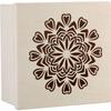 Graine Créative - Boîte en bois Mandala Coeur 15x15cm