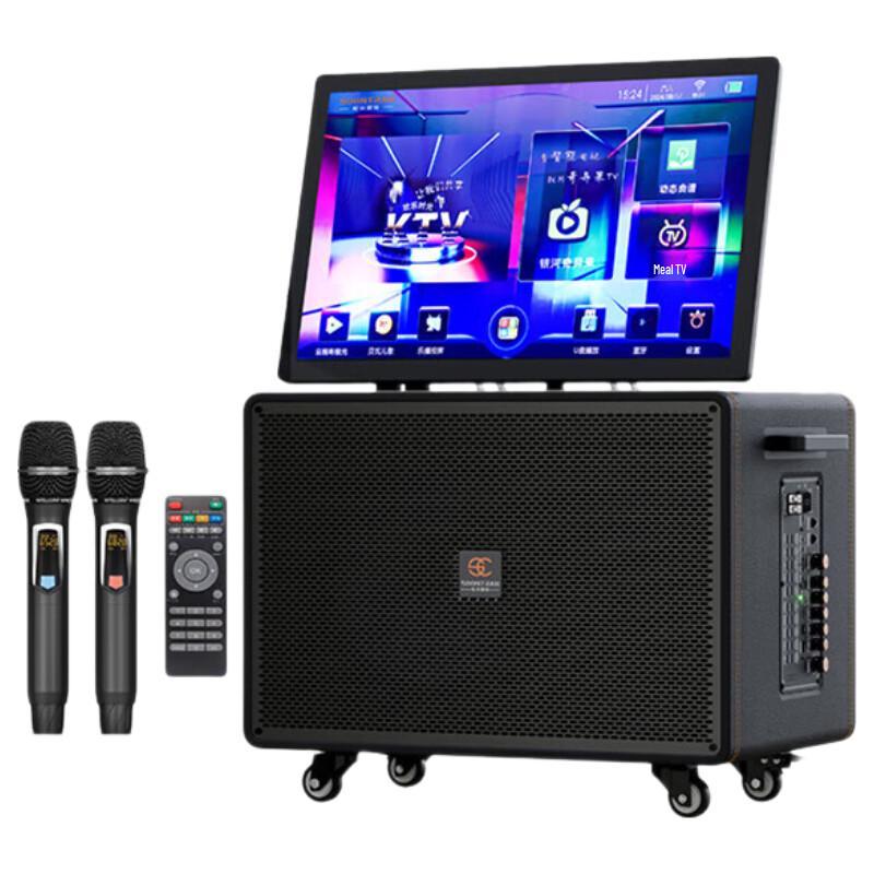 Портативная KTV акустическая система Songchuan International, штекер CN (адаптер в комплекте)