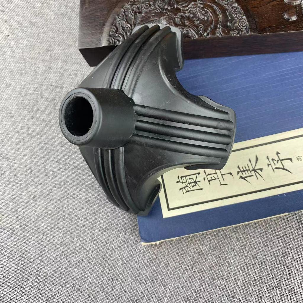 Комплект противоскользящих накладок на костыли с четырьмя ножками и утолщенной износостойкой головкой трости