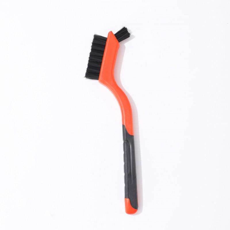 3-Piece Dual-Head Wire Brush Set Stainless Steel Copper Nylon Bristle Metal Cleaning Rust Removal Gap Scrubbing