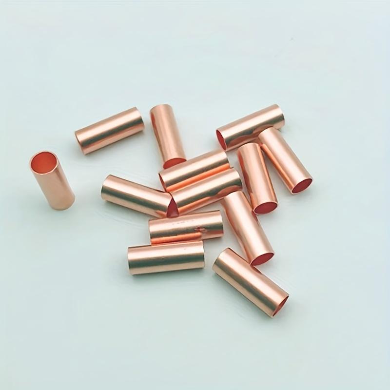 100 шт. прямого соединения напорной трубы холоднопрессованной медной соединительной трубы проводного соединения небольшой медной трубы промежуточного соединения