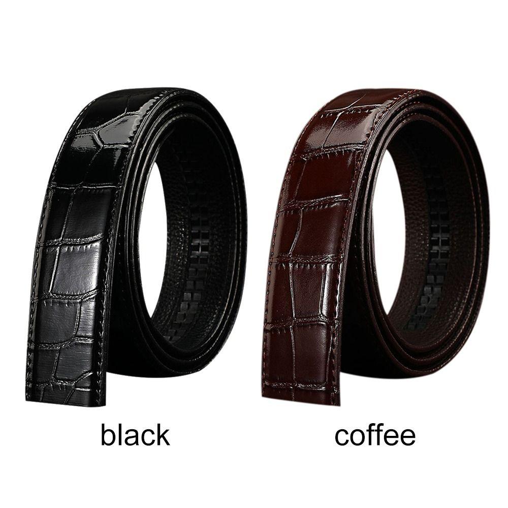 3,5 см пояс из натуральной кожи классический пояс с непористым узором под крокодила