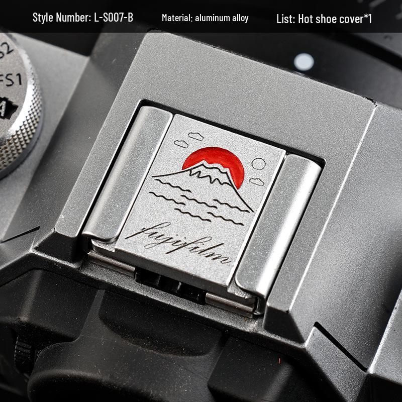 Hot Shoe Cover & Shutter Button Cap for Fujifilm XT50, X100VI, XT30 II, XM5, Nikon ZF Cameras