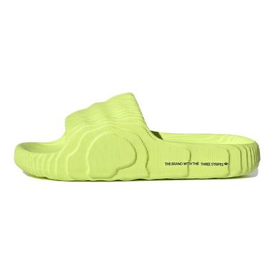Шлепанцы Adilette 22 Солнечно-желтые Унисекс Кроссовки Основной черный HP6523