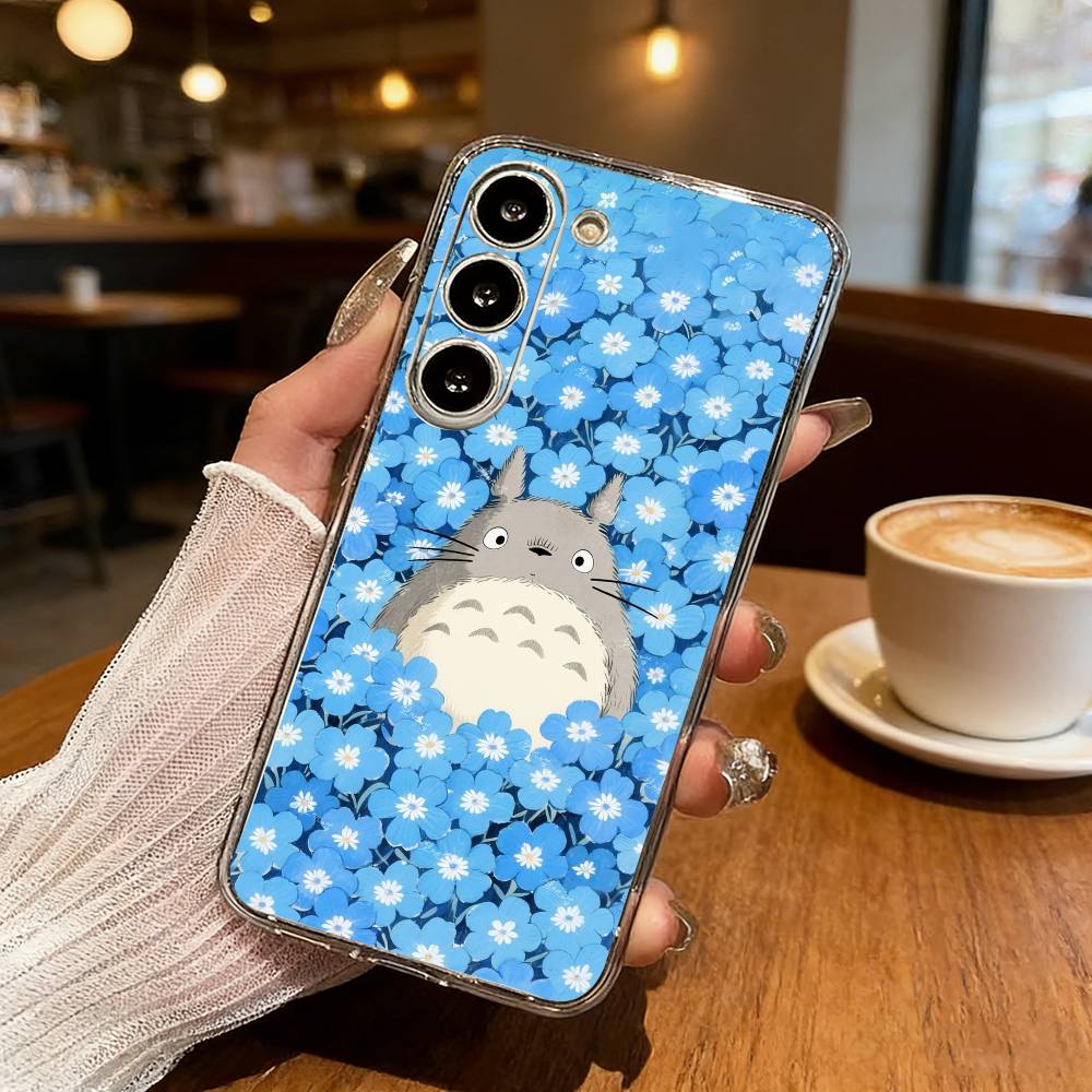 Lovely My N-Neighbor-T-Totoros Phone Case For Samsung S25,S24,S21,S22,S23,S30,Ultra,S20,Plus,Fe,Lite Transparent Cover