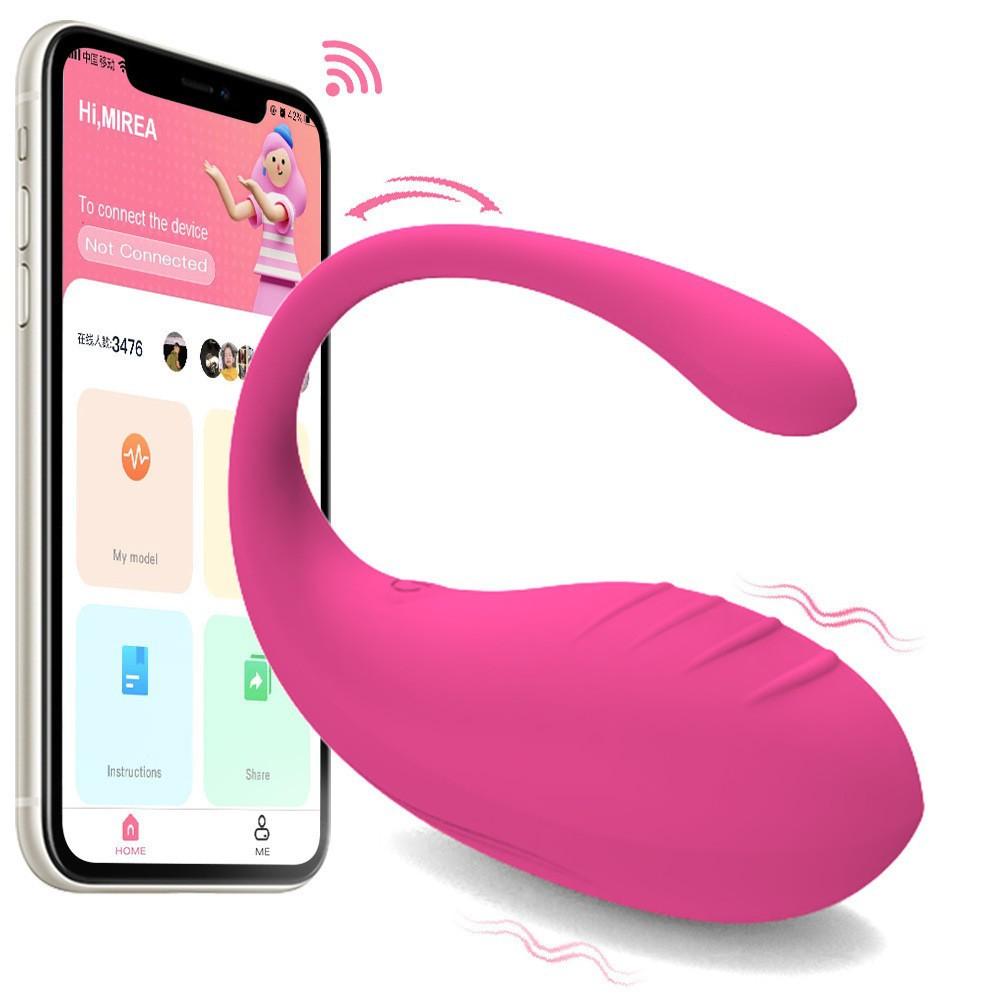 Bluetooth Клиторальный Вибратор для Женщин Управление через Приложение Вибрирующее Яйцо Клиторальный Массажер Женские Секс-Игрушки Для Пары Взрослые Товары