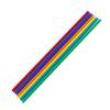 WIKHOSTAR 100 Pcs Colorful Plastic Long Disposable Drinking Straws Eco-Friendly DIsposable Straws
