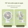 USB Rechargeable Silent Desk Fan for Home, Office, or Dorm - Compact and Quiet for Students
