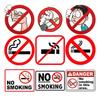 V1619 # Знак «Не курить» Наклейка на автомобиль Виниловая наклейка Водонепроницаемые декоративные наклейки для автомобиля
