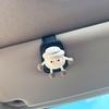 Многофункциональный держатель-клипса для солнцезащитных очков на козырек автомобиля