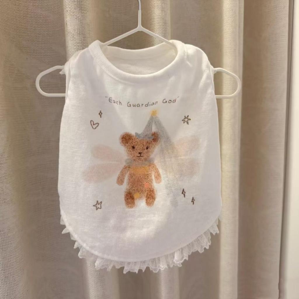 Puppy Dog Summer Thin Vest Schnauzer Teddy Bigbear Pomeranian Maltese Shiba Inu