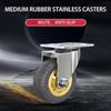 Heavy Loads Furniture Caster Wear Resistant Roller Wheel Universal Swivel Caster Shelf Cart Wheel