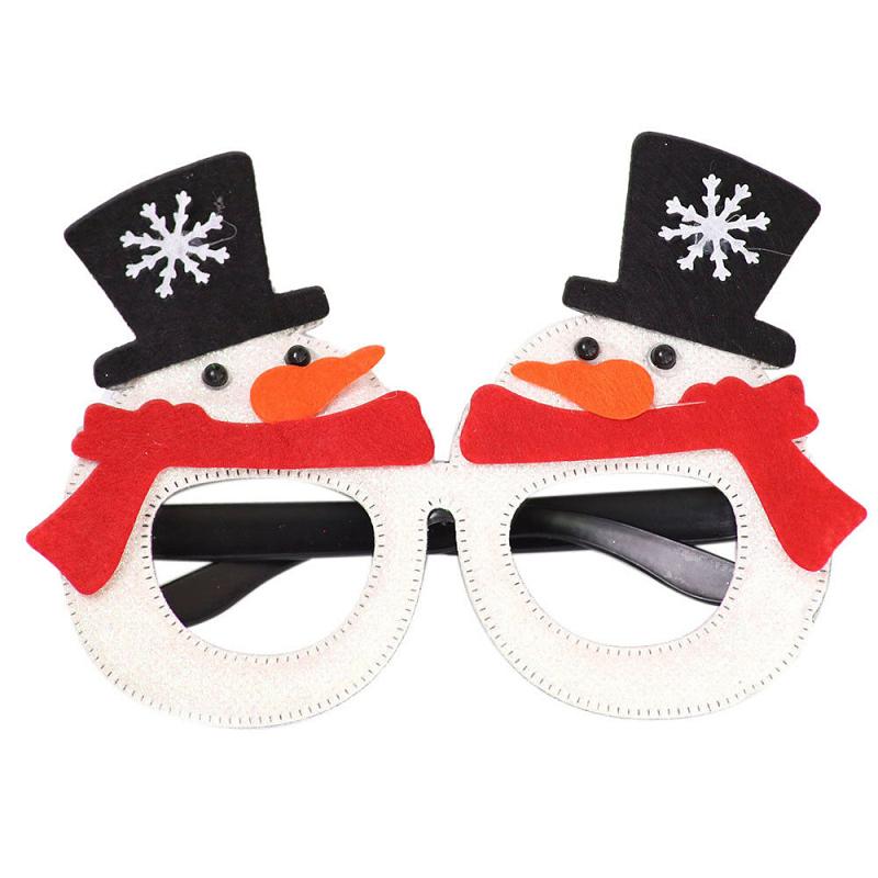 Christmas Party Glasses Santa Snowman Adult Kids Gift Xmas Decoration