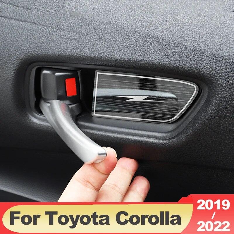 Нержавеющая сталь, автомобильный Стайлинг, внутренние дверные ручки, накладки на чашу, аксессуары для Toyota Corolla 2022 E210 12th