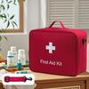 Сумка для оказания первой помощи Органайзер для аварийных запасов Пустая с верхней ручкой и плечевым ремнем для
