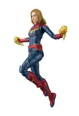 TAMASHII NATIONS Капитан Марвел примерно 150 мм окрашенная подвижная фигурка SHFiguarts ПВХ и АБС