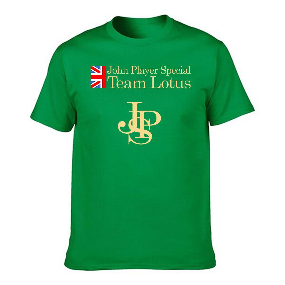 Cotton T-Shirt John Player Special Team Lotus JPS Retro Racing Graphic Print Casual Tee