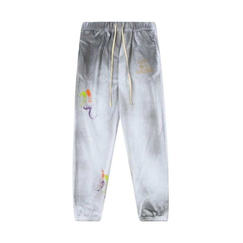 Mens Womens Classic Graffiti Print Loose Fit Sweatpants Casual Trousers Streetwear