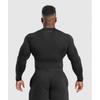 Gymshark Футболка Element Baselayer с длинным рукавом, черная A2b5m Bb2j