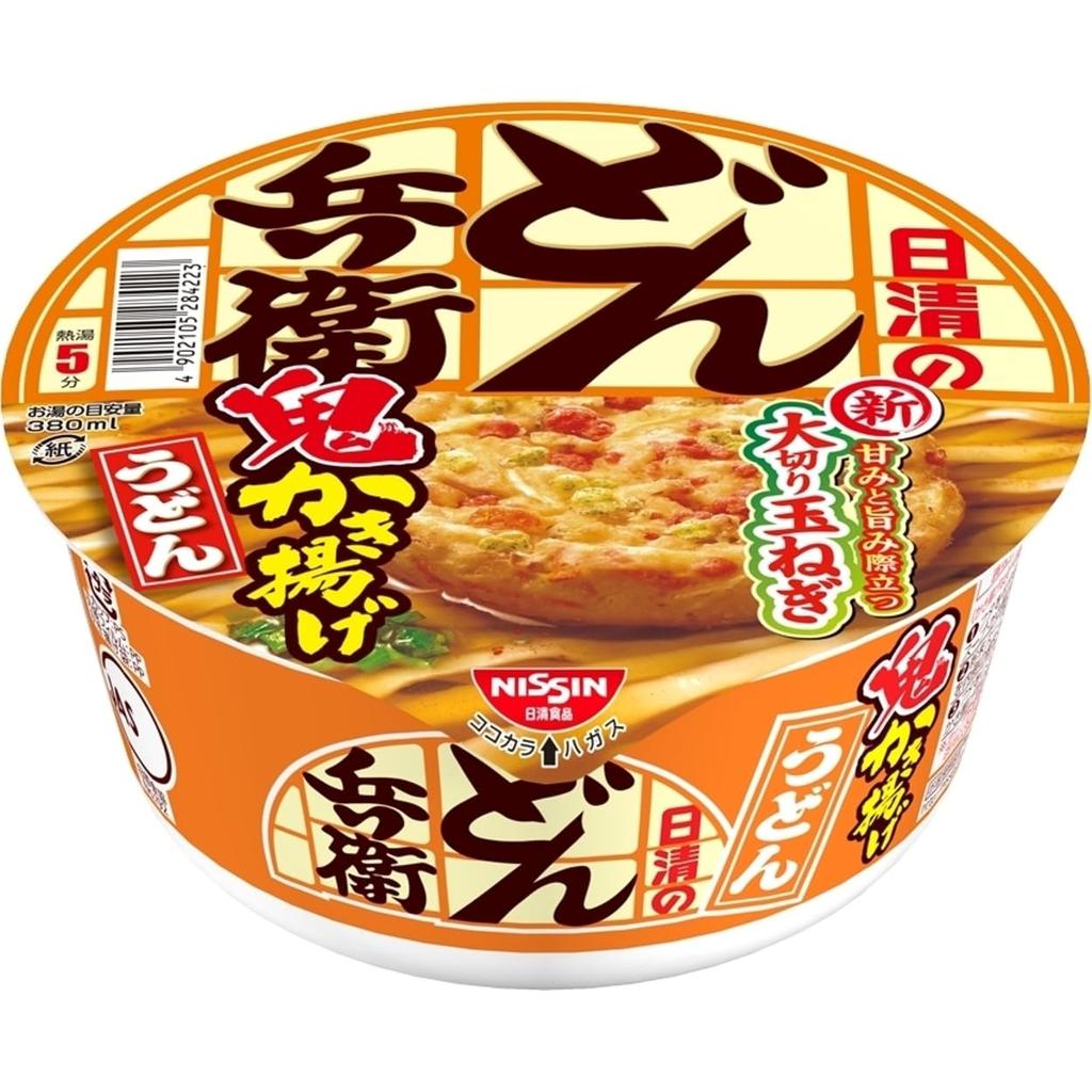 Donbei Oni Kakiage Udon and Savory Nissin Foods Cup 96g X 12 Packs [Sweet Large-Cut Onions] Noodles,